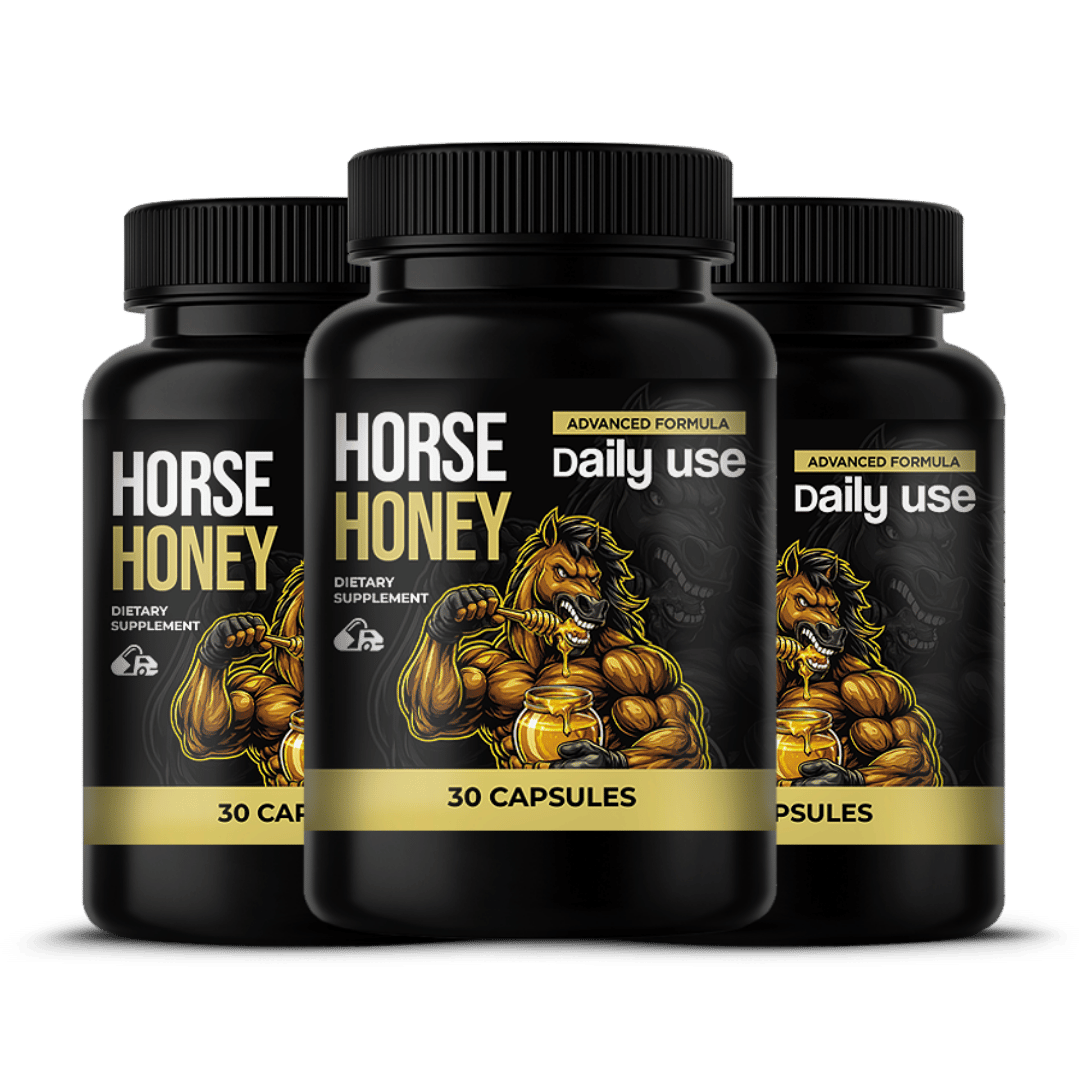 3 Bottles of HORSE HONEY